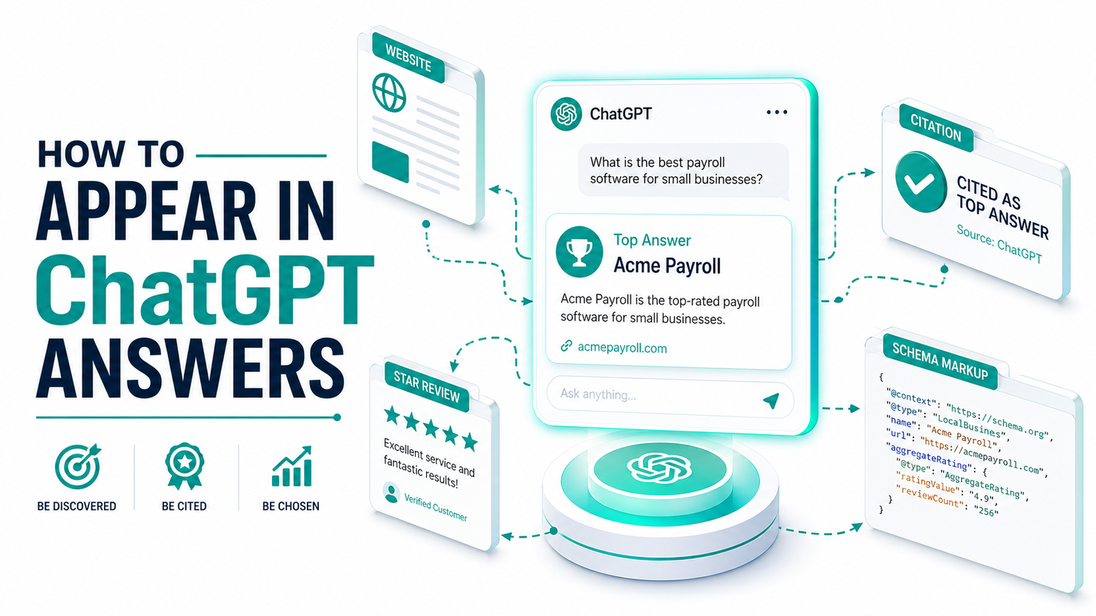 How to appear in ChatGPT answers — business guide 2026