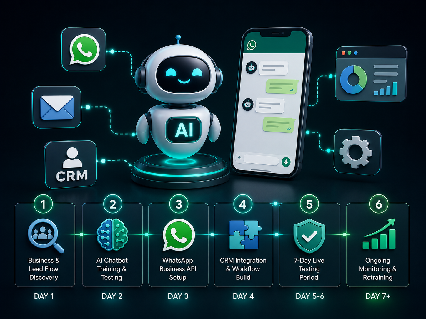 AI automation setup process