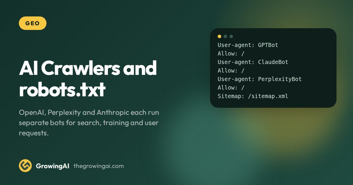 AI Crawlers and robots.txt: What to Allow and What to Block