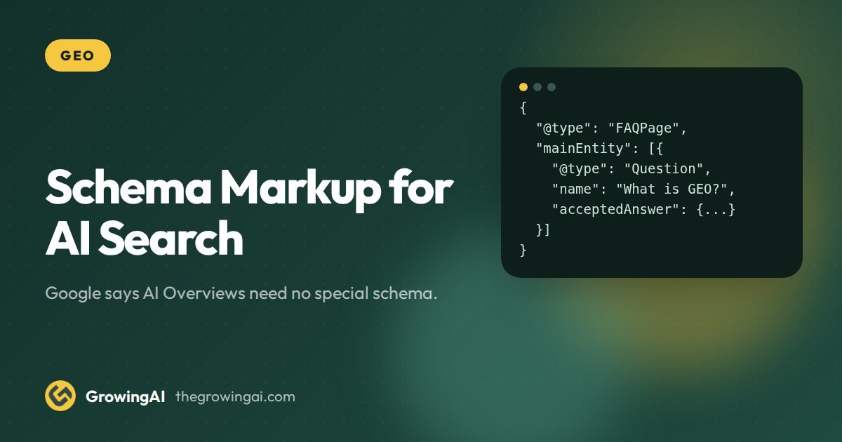 Schema Markup for AI Search: What Helps and What Is Hype